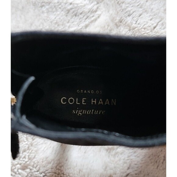 Cole Haan Claremont Calf Hair Ankle Bootie In Ocelot Print Size 7.5 - Picture 10 of 11